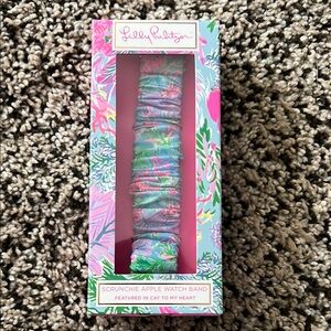 NWT Lilly Pulitzer Scrunchie Apple Watch Band